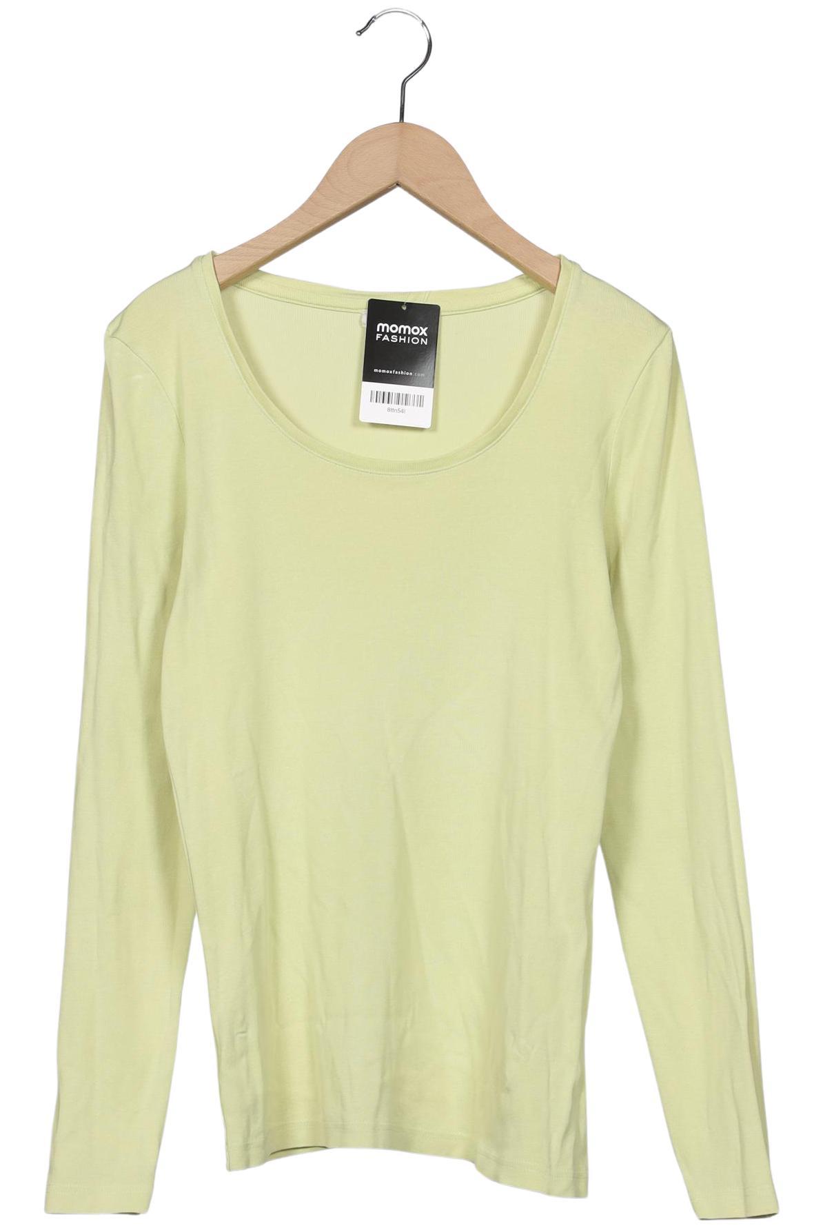 

hessnatur Damen Langarmshirt, hellgrün, Gr. 36