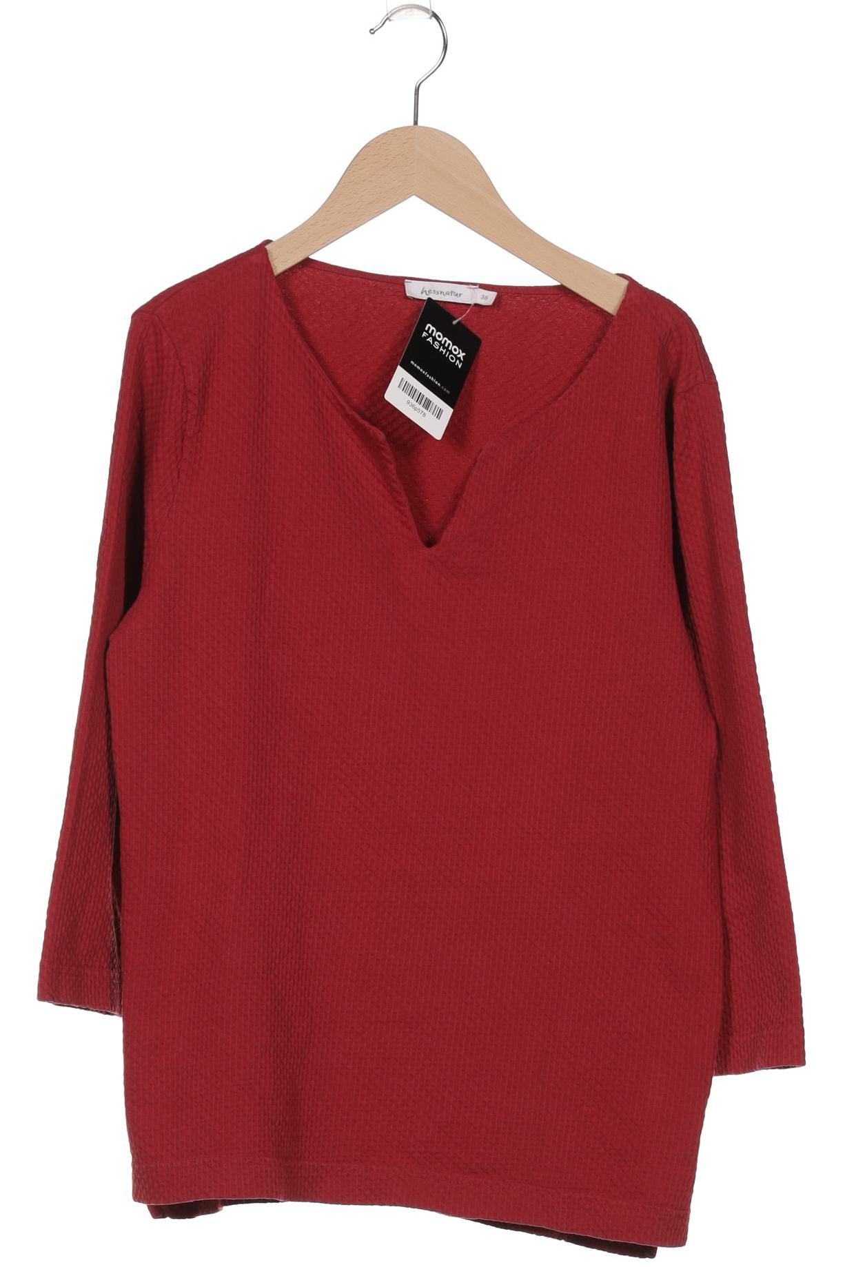 

hessnatur Damen Langarmshirt, bordeaux, Gr. 38
