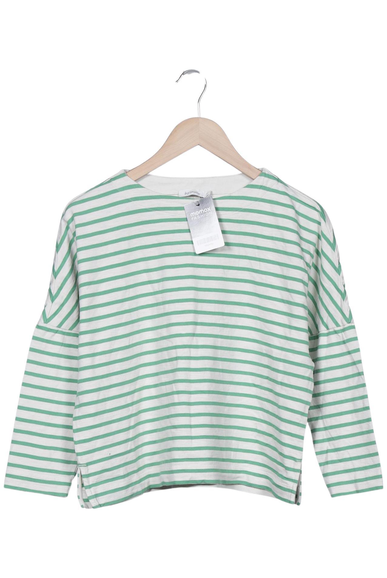 

hessnatur Damen Langarmshirt, weiß, Gr. 38
