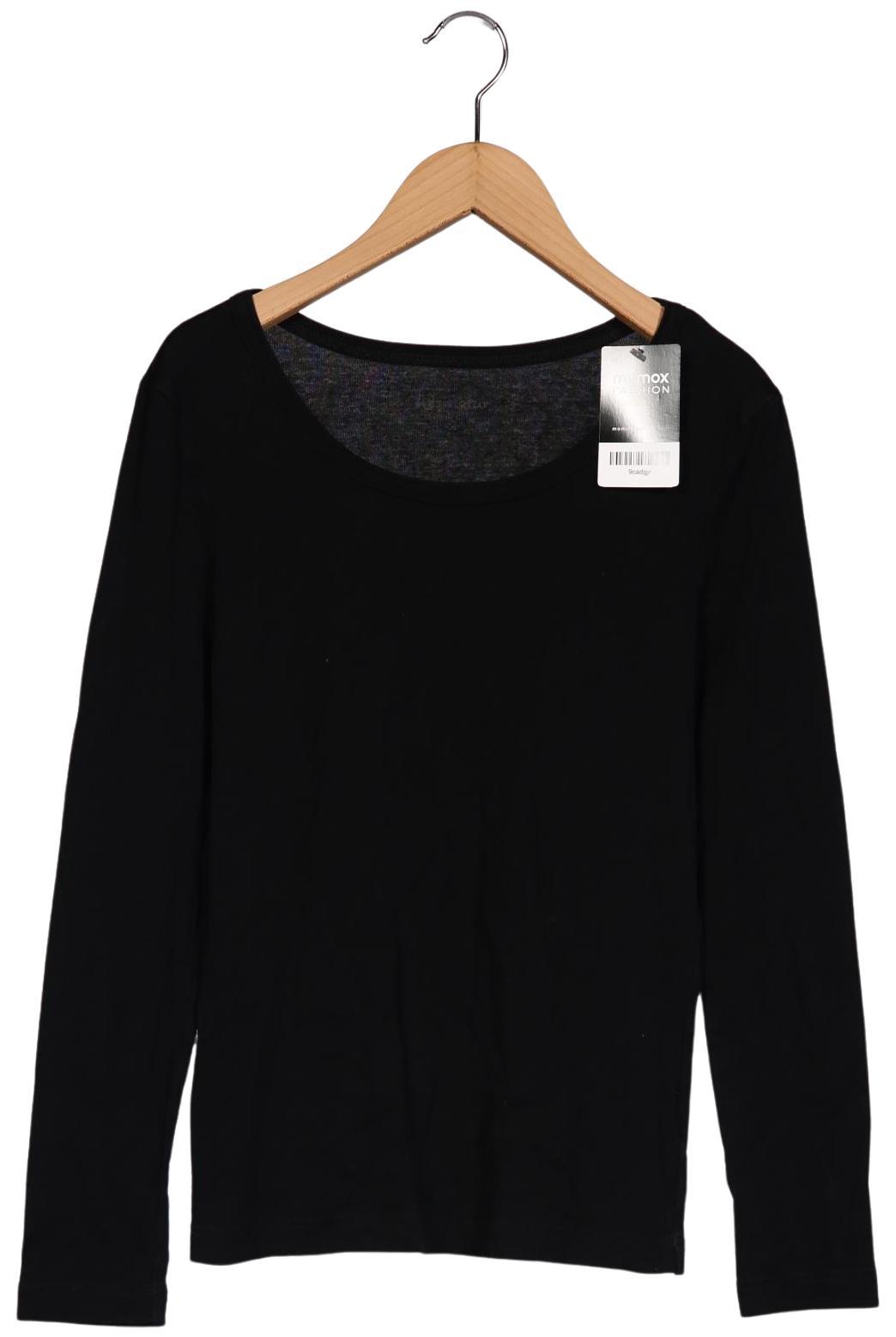 

hessnatur Damen Langarmshirt, schwarz, Gr. 38