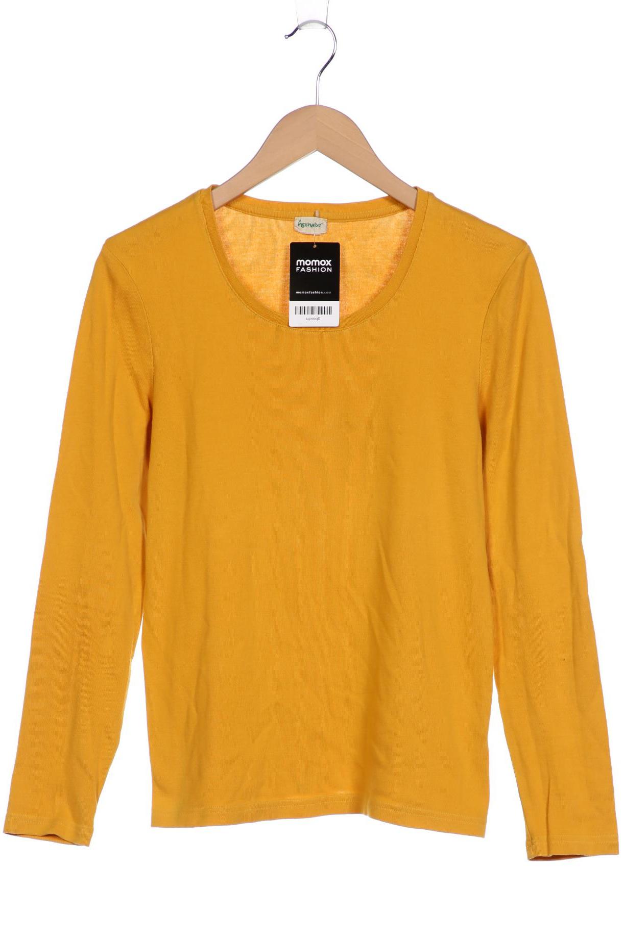 

hessnatur Damen Langarmshirt, orange, Gr. 40