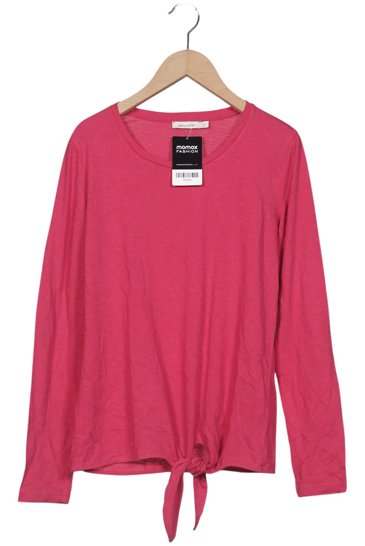 

hessnatur Damen Langarmshirt, pink, Gr. 34