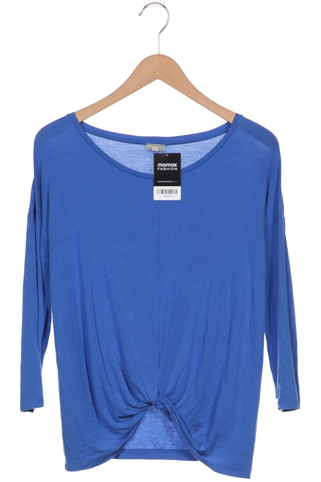

hessnatur Damen Langarmshirt, blau, Gr. 34