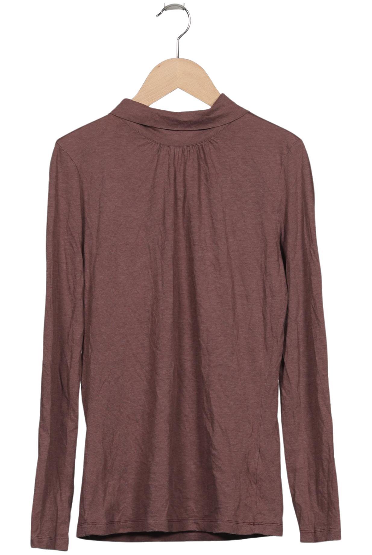 

hessnatur Damen Langarmshirt, bordeaux, Gr. 34