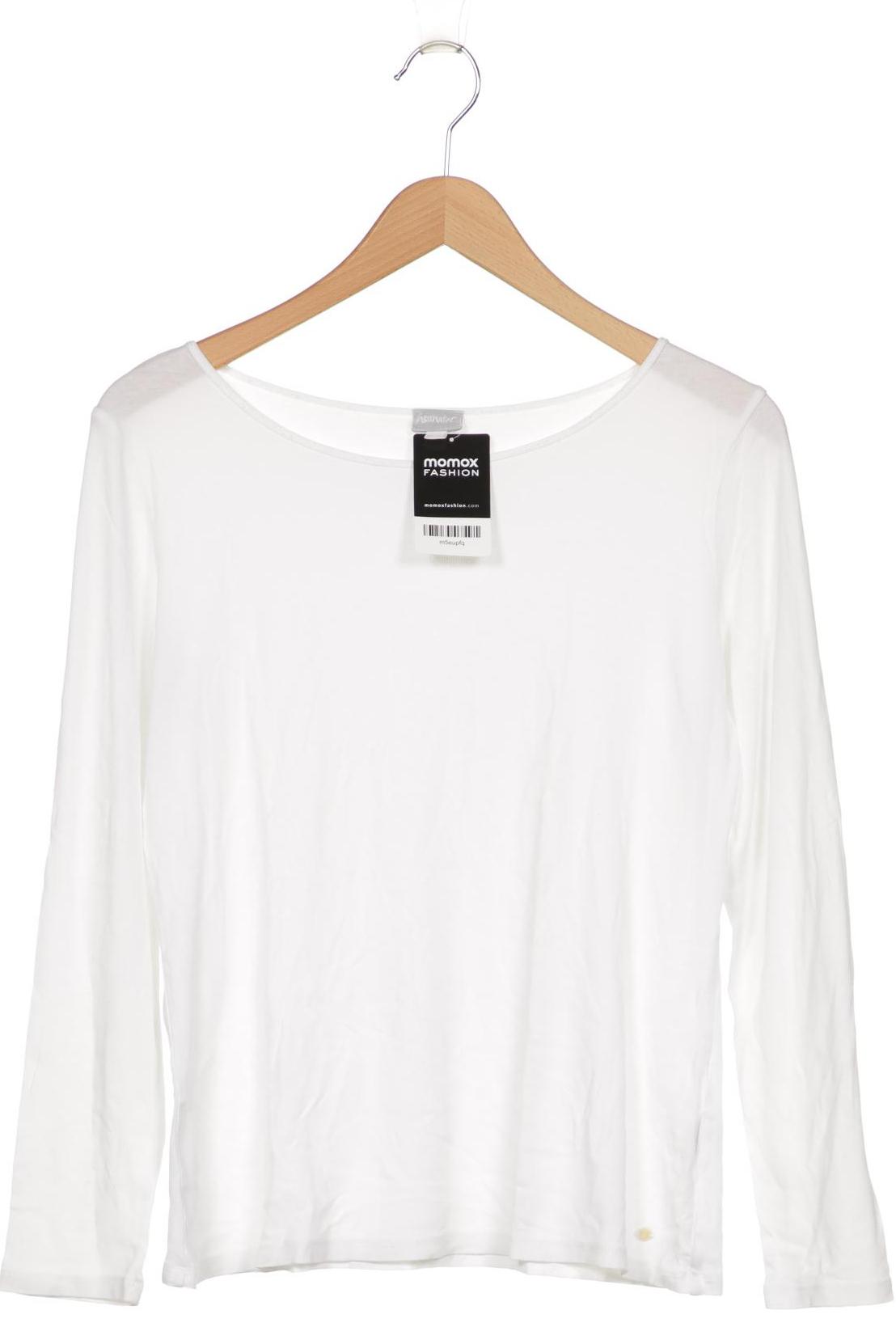 

hessnatur Damen Langarmshirt, weiß, Gr. 42