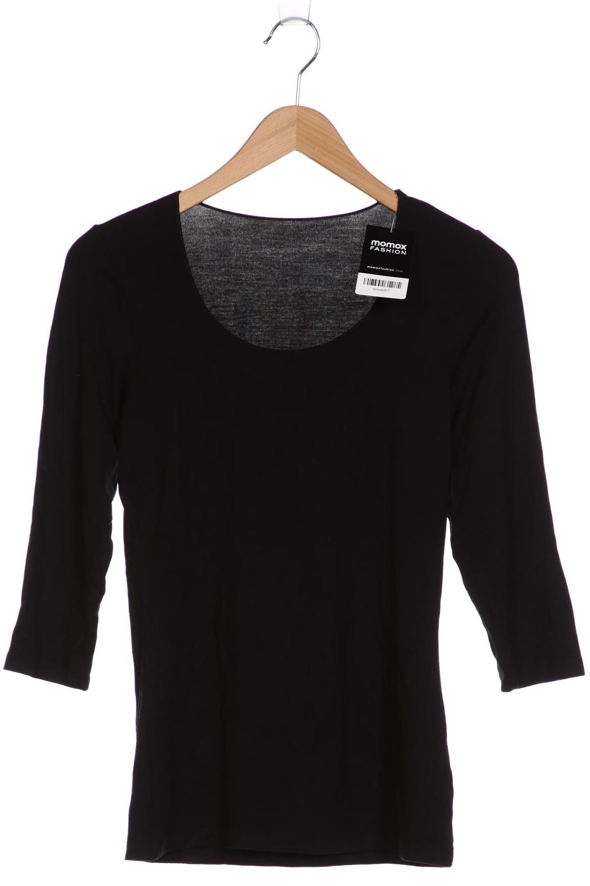 

hessnatur Damen Langarmshirt, schwarz, Gr. 36