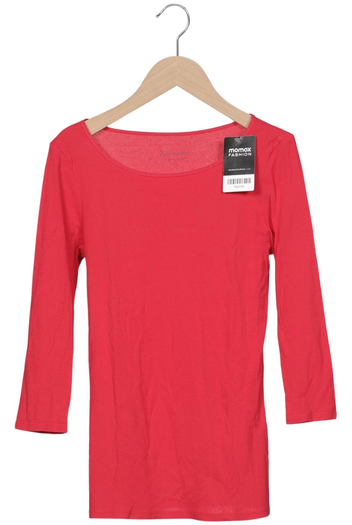 

hessnatur Damen Langarmshirt, rot, Gr. 36