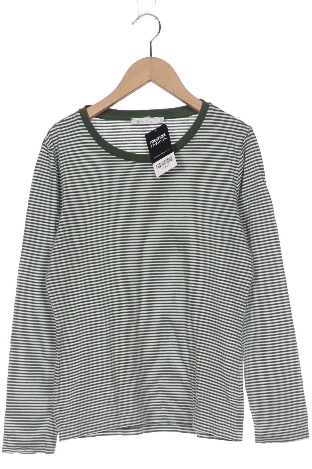 

hessnatur Damen Langarmshirt, grün, Gr. 38