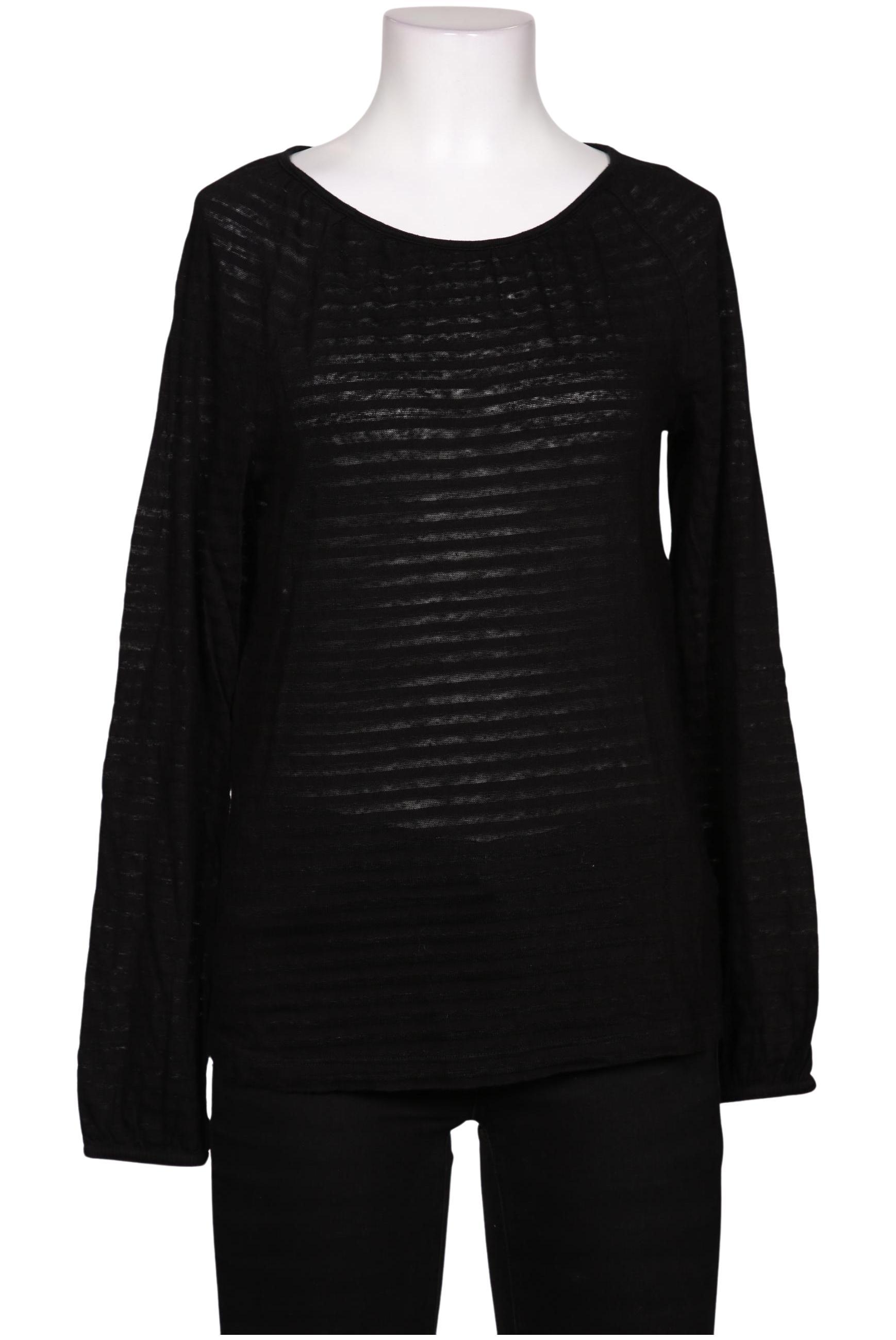 

hessnatur Damen Langarmshirt, schwarz, Gr. 36