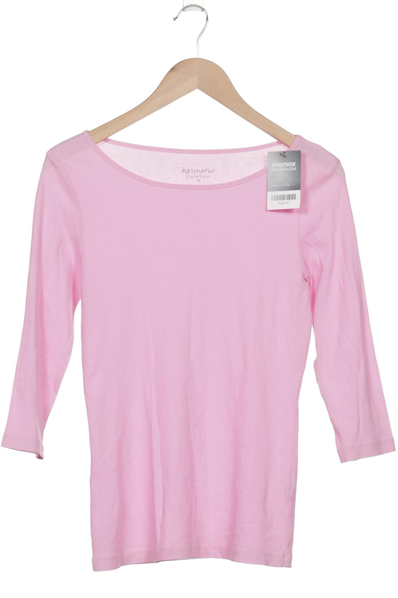 

hessnatur Damen Langarmshirt, pink, Gr. 38