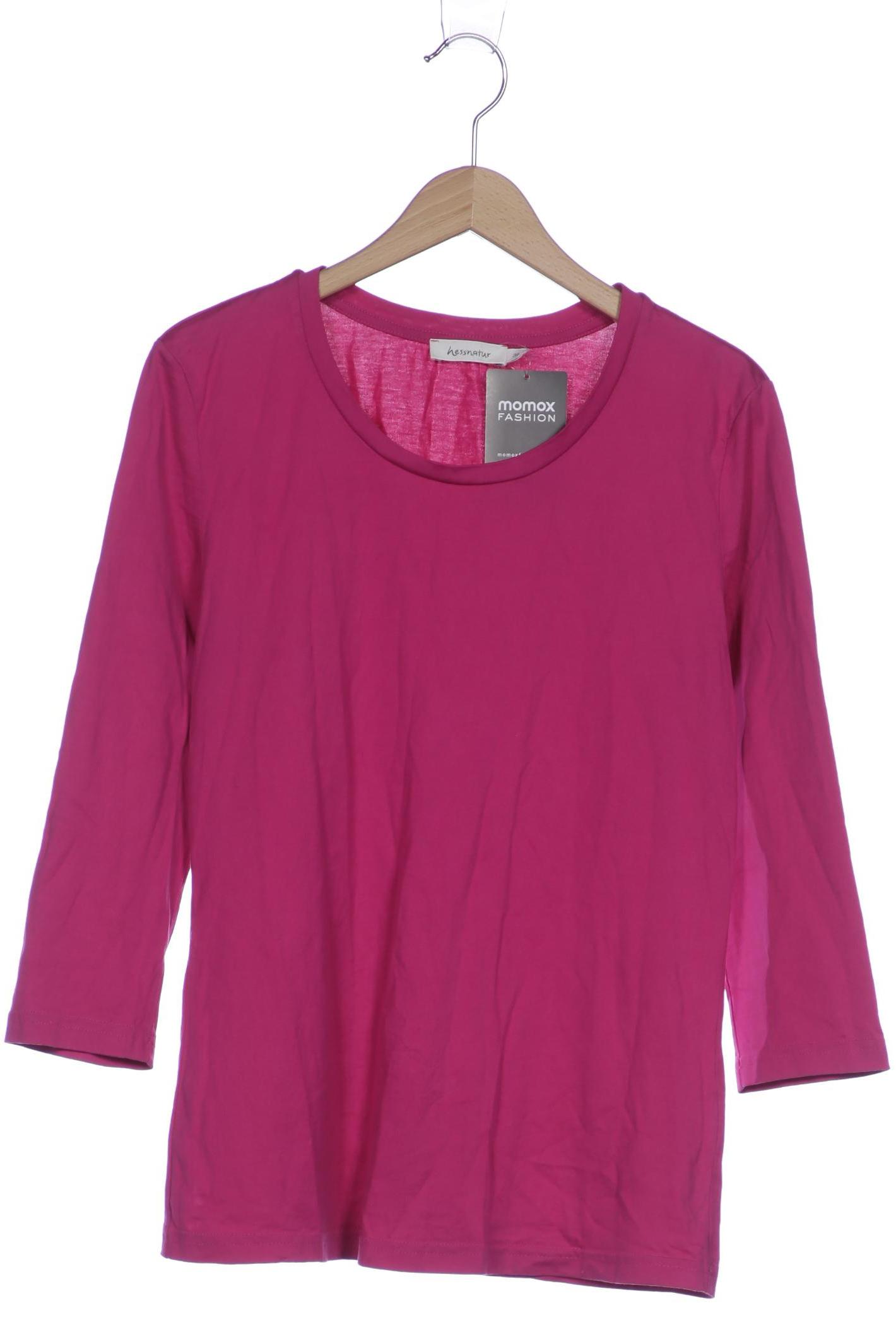 

hessnatur Damen Langarmshirt, pink, Gr. 36