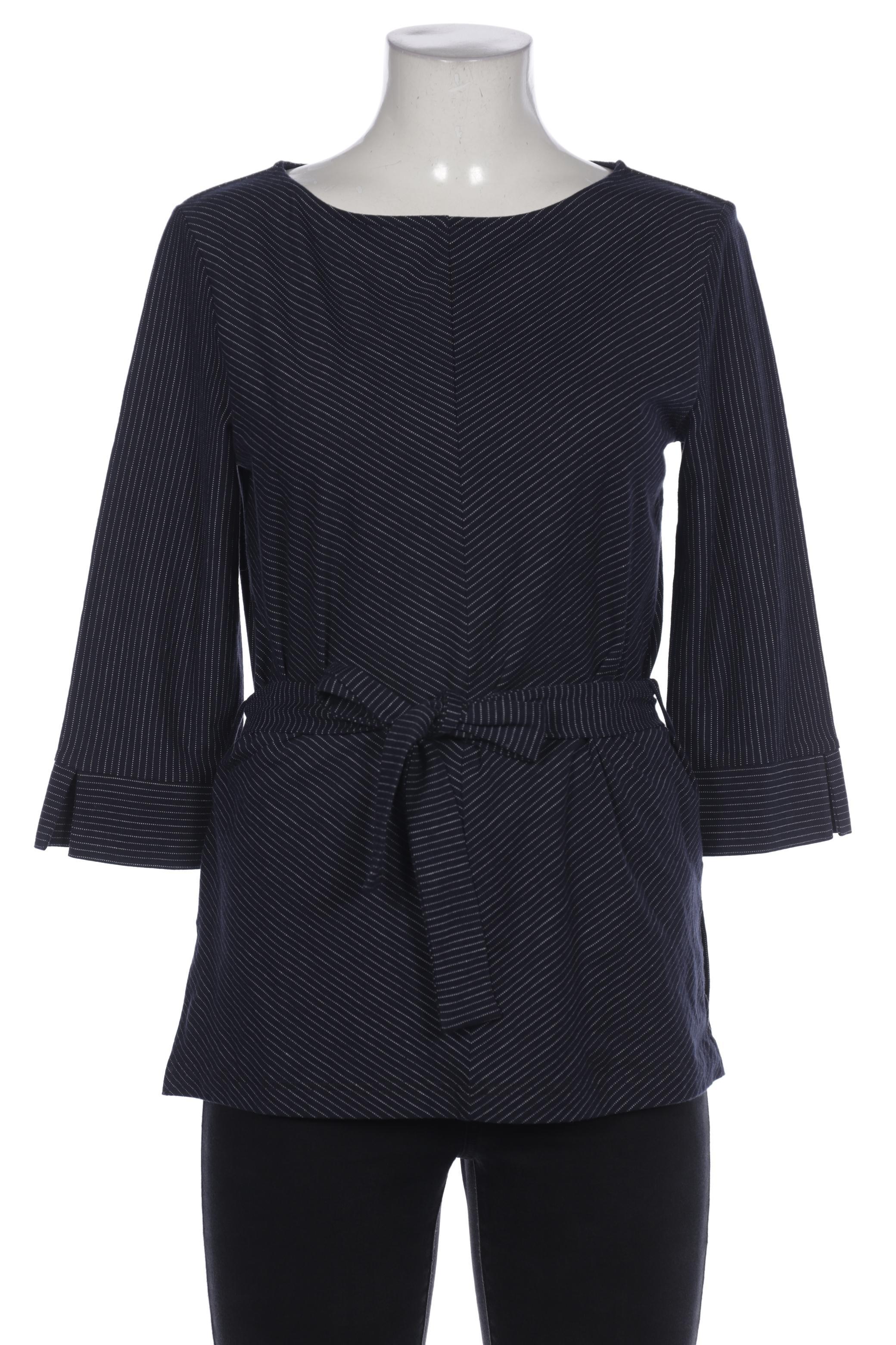 

hessnatur Damen Langarmshirt, marineblau, Gr. 38