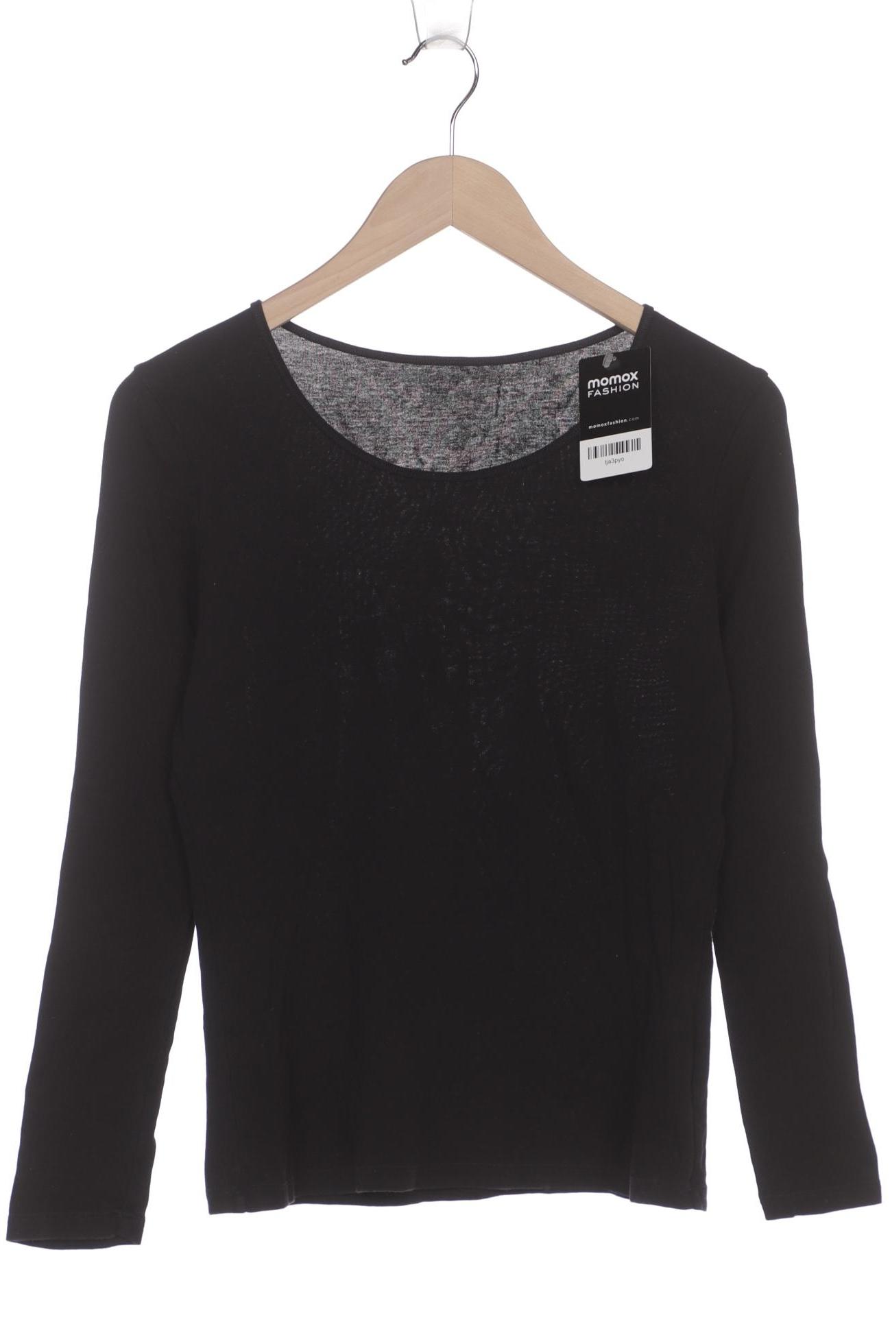 

hessnatur Damen Langarmshirt, schwarz, Gr. 38