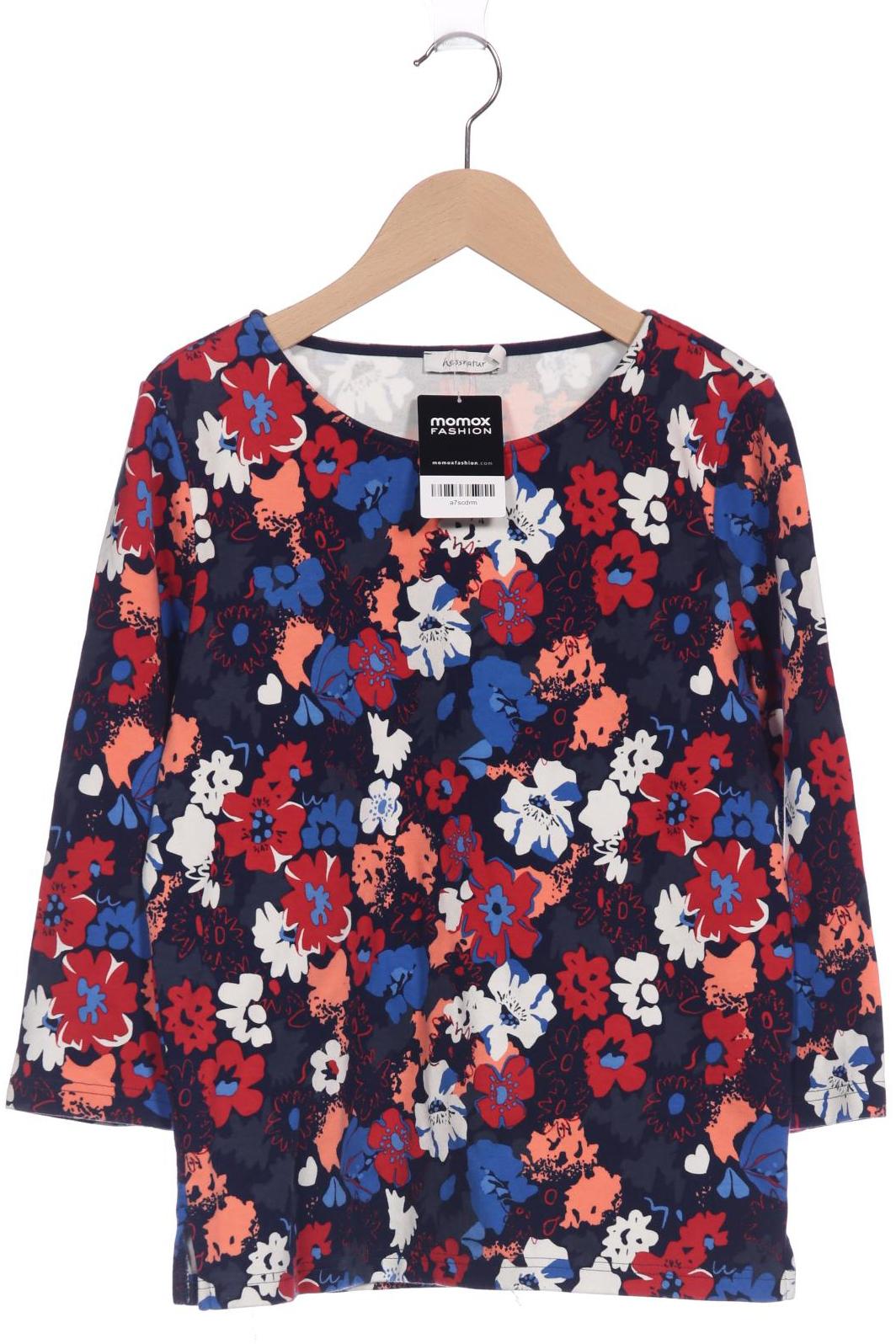 

hessnatur Damen Langarmshirt, mehrfarbig, Gr. 38