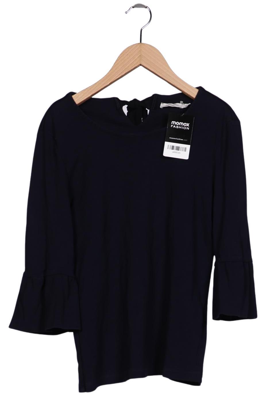 

hessnatur Damen Langarmshirt, marineblau, Gr. 36