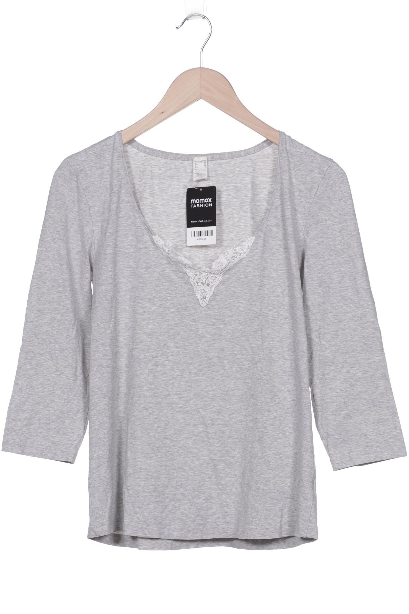 

hessnatur Damen Langarmshirt, grau, Gr. 38