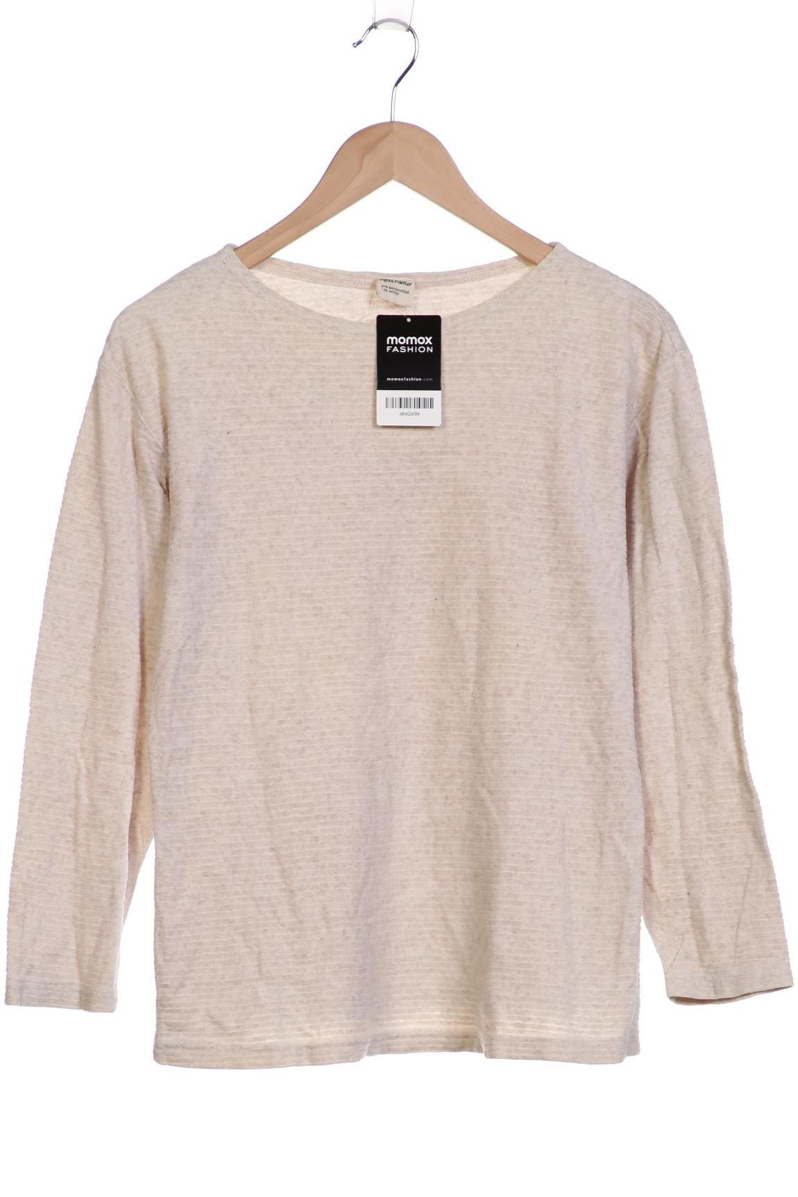 

hessnatur Damen Langarmshirt, beige, Gr. 38