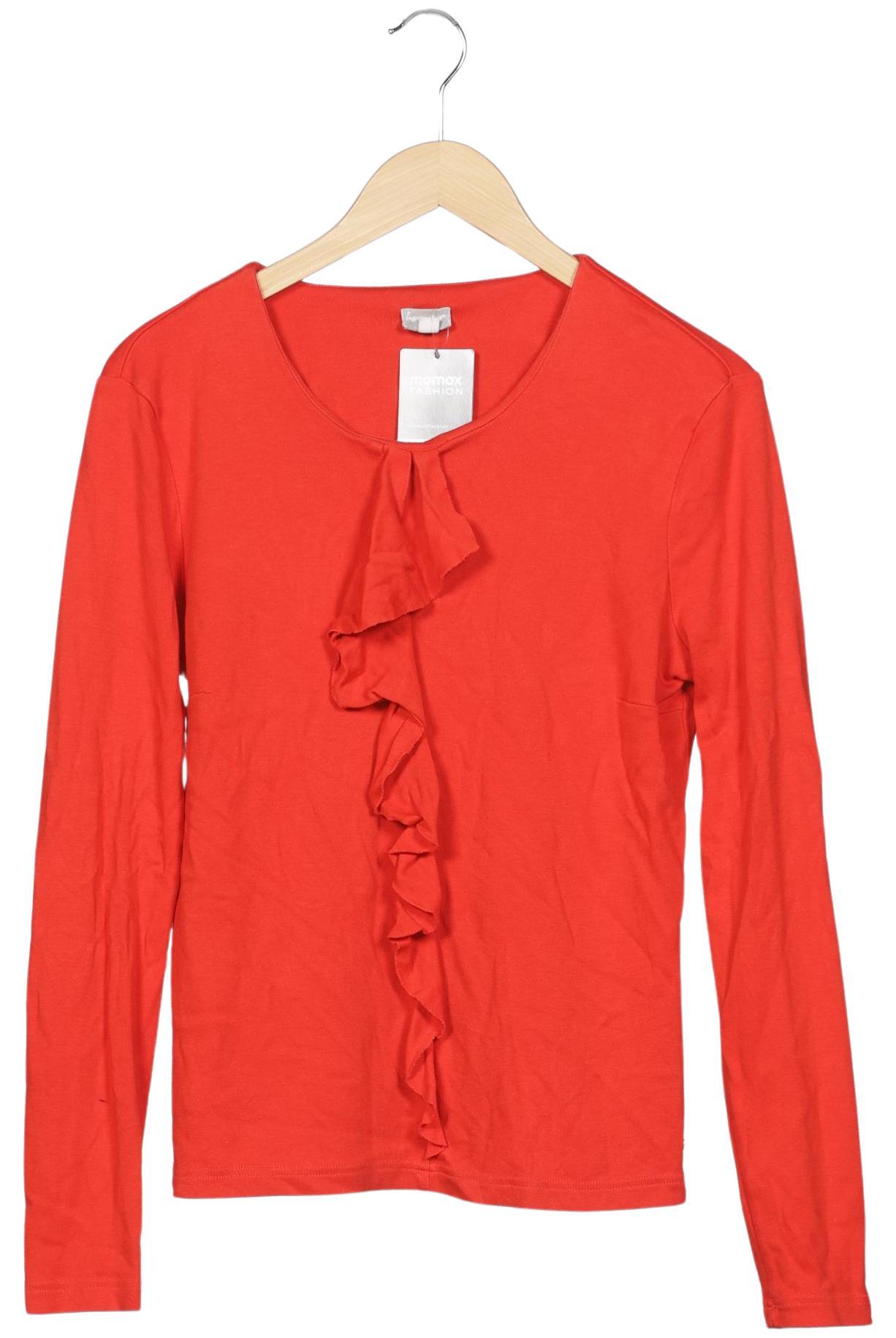 

hessnatur Damen Langarmshirt, rot, Gr. 42