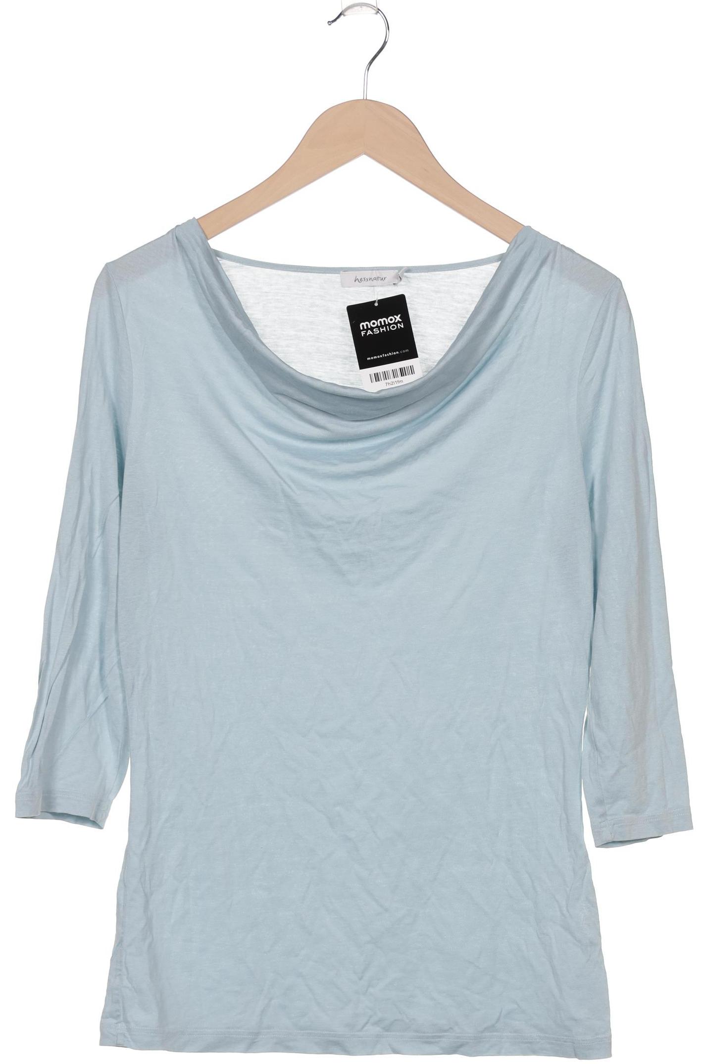 

hessnatur Damen Langarmshirt, hellblau, Gr. 40
