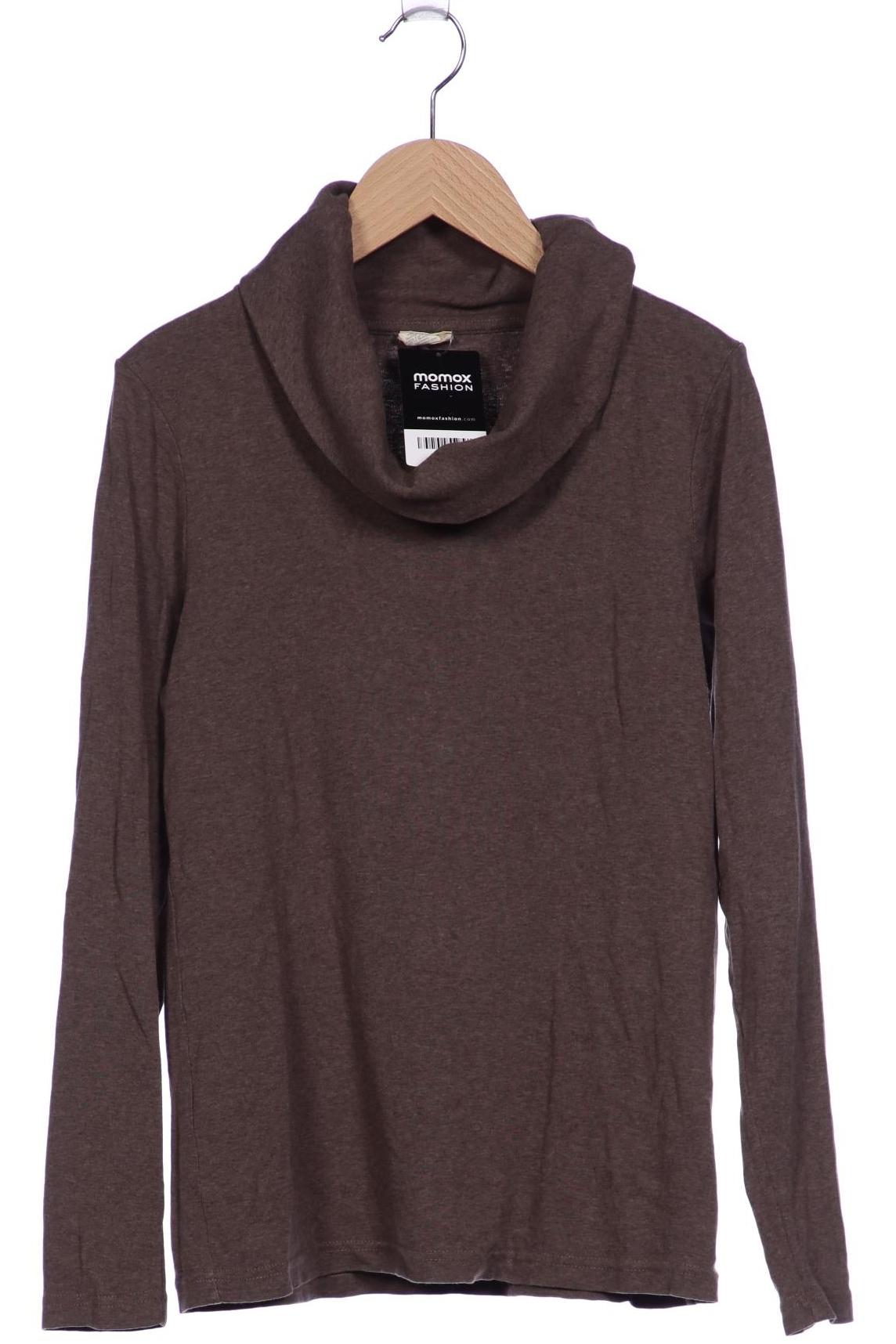 

hessnatur Damen Langarmshirt, braun, Gr. 36