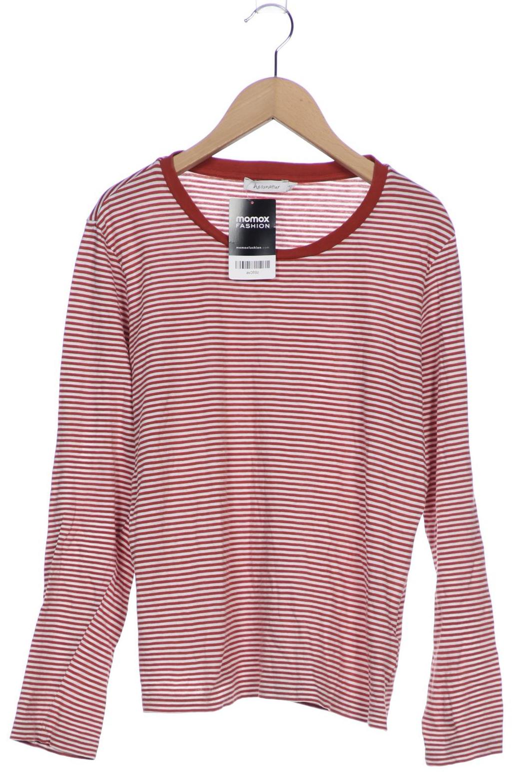 

hessnatur Damen Langarmshirt, rot, Gr. 40