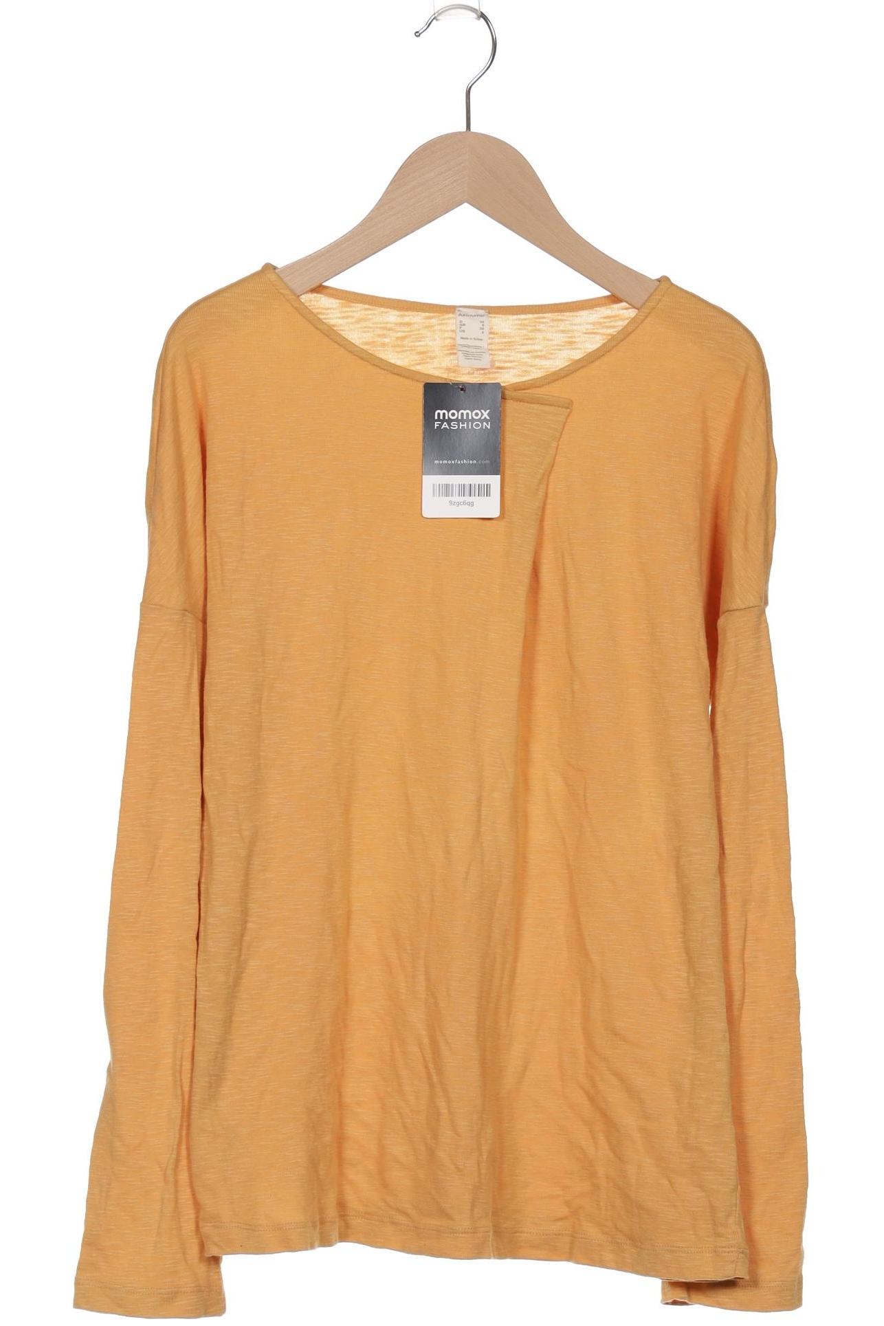

hessnatur Damen Langarmshirt, orange, Gr. 34