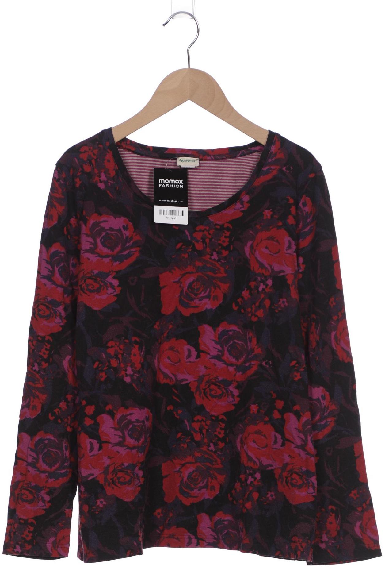 

hessnatur Damen Langarmshirt, mehrfarbig, Gr. 40