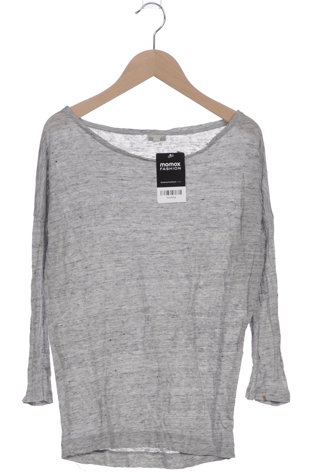 

hessnatur Damen Langarmshirt, grau, Gr. 34