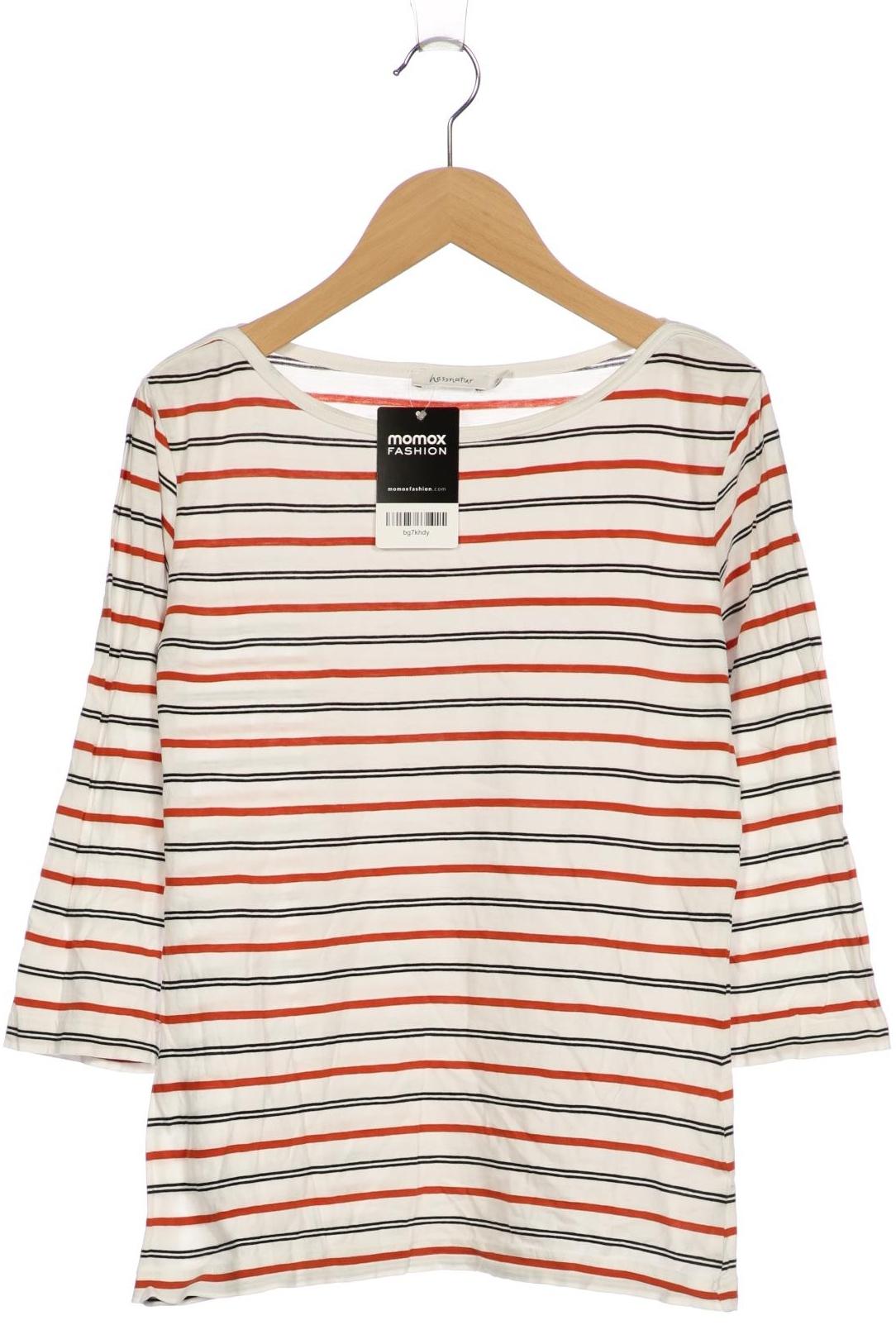 

hessnatur Damen Langarmshirt, weiß, Gr. 36