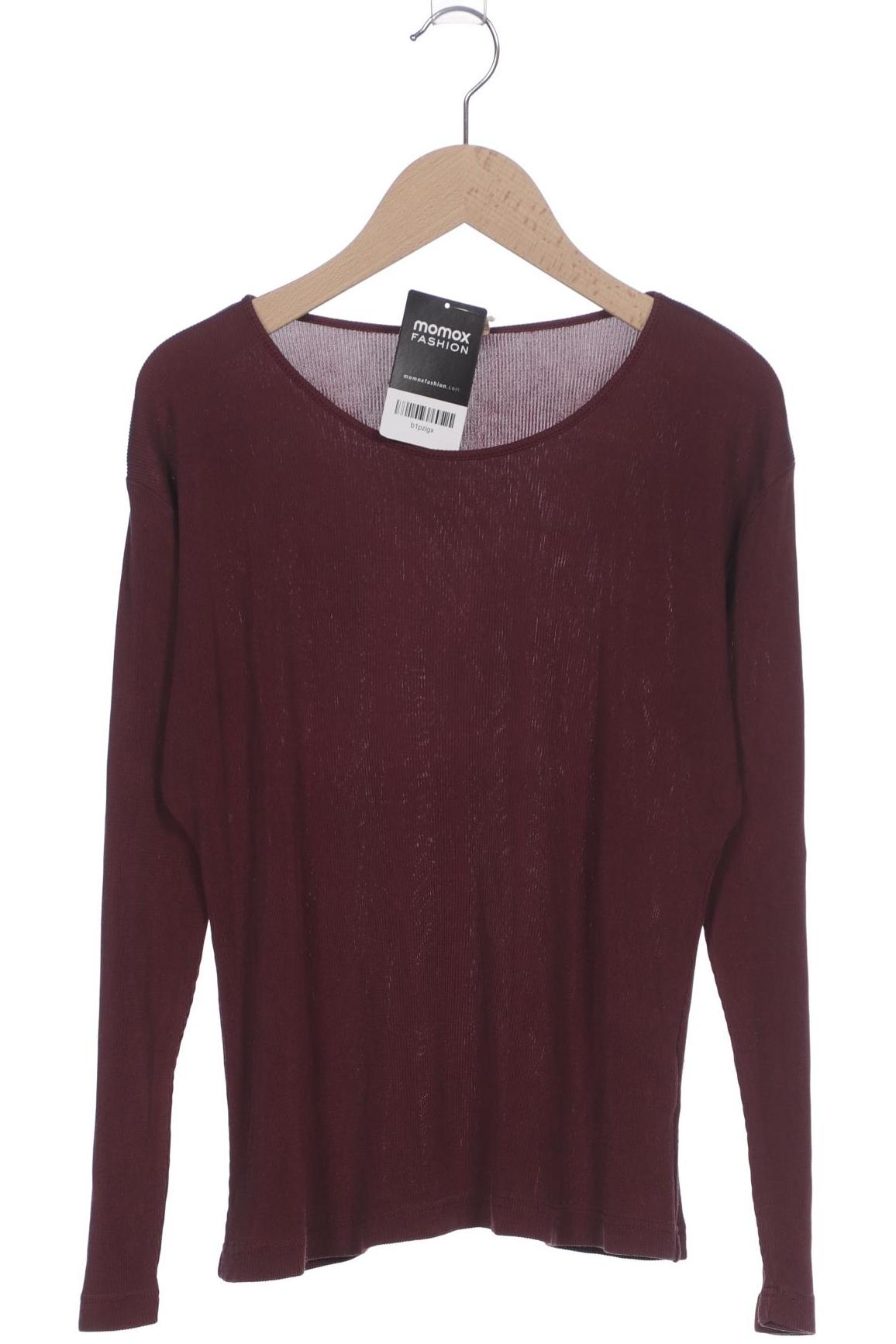 

hessnatur Damen Langarmshirt, bordeaux, Gr. 38