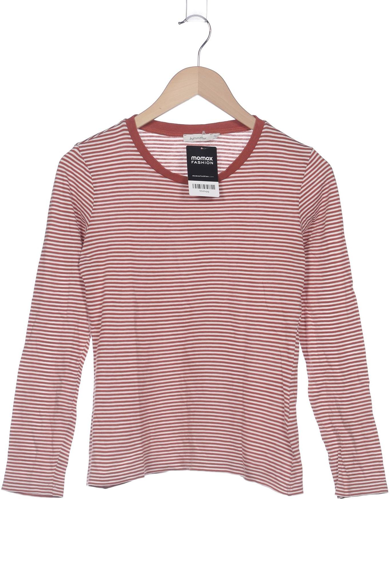 

hessnatur Damen Langarmshirt, rot, Gr. 36