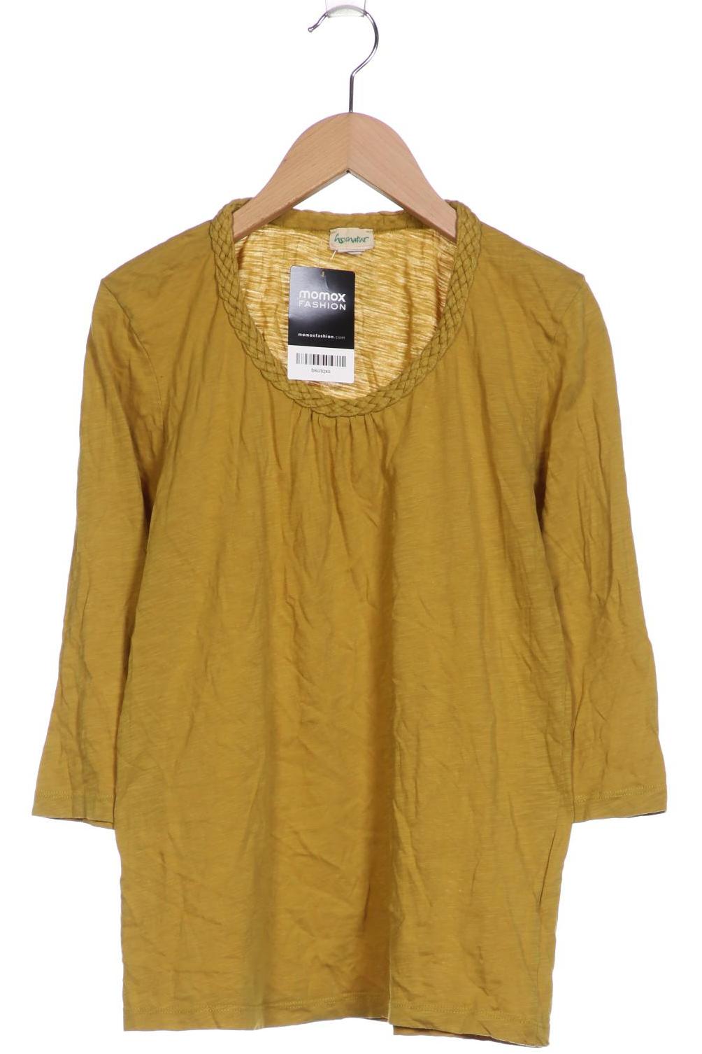 

hessnatur Damen Langarmshirt, hellgrün, Gr. 36