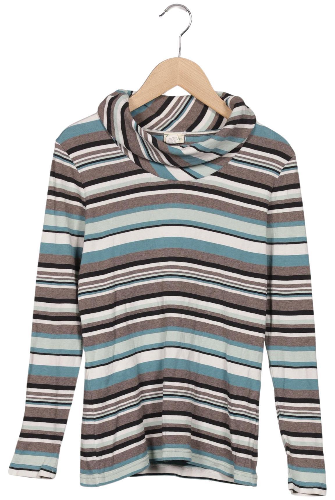 

hessnatur Damen Langarmshirt, blau, Gr. 36