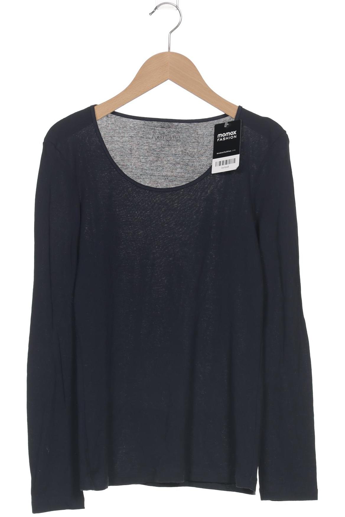 

hessnatur Damen Langarmshirt, marineblau, Gr. 38