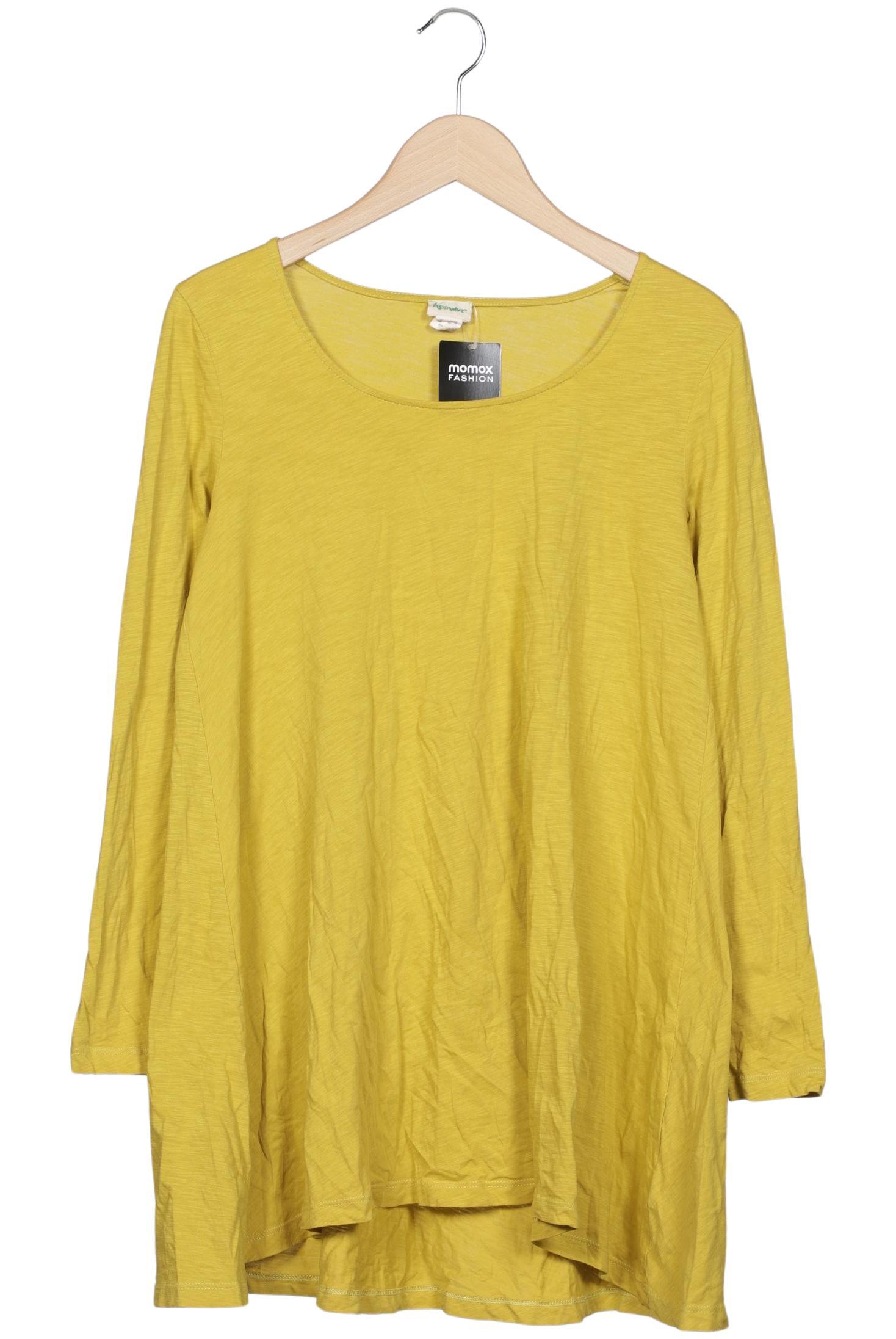 

hessnatur Damen Langarmshirt, gelb, Gr. 36