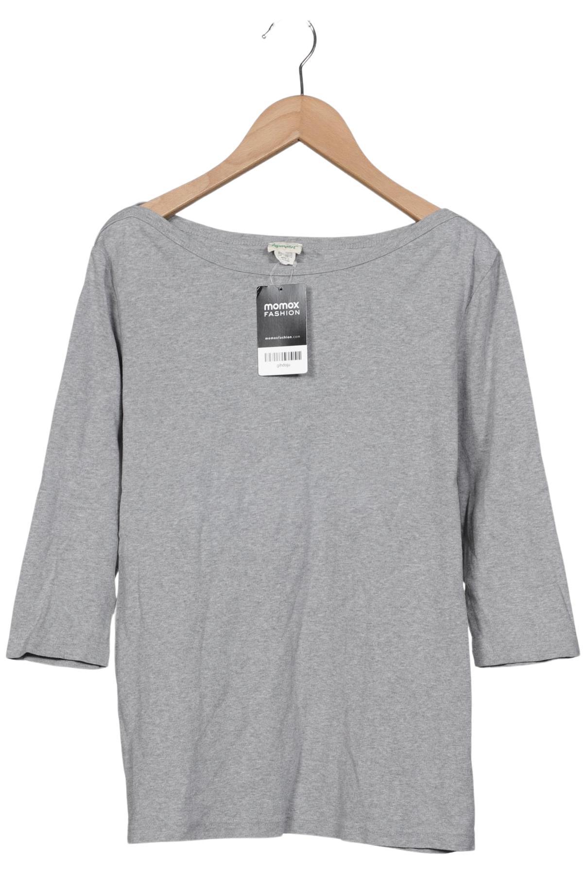 

hessnatur Damen Langarmshirt, grau, Gr. 40