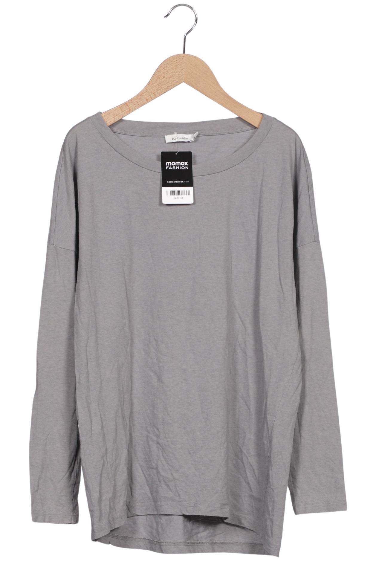 

hessnatur Damen Langarmshirt, grau, Gr. 38