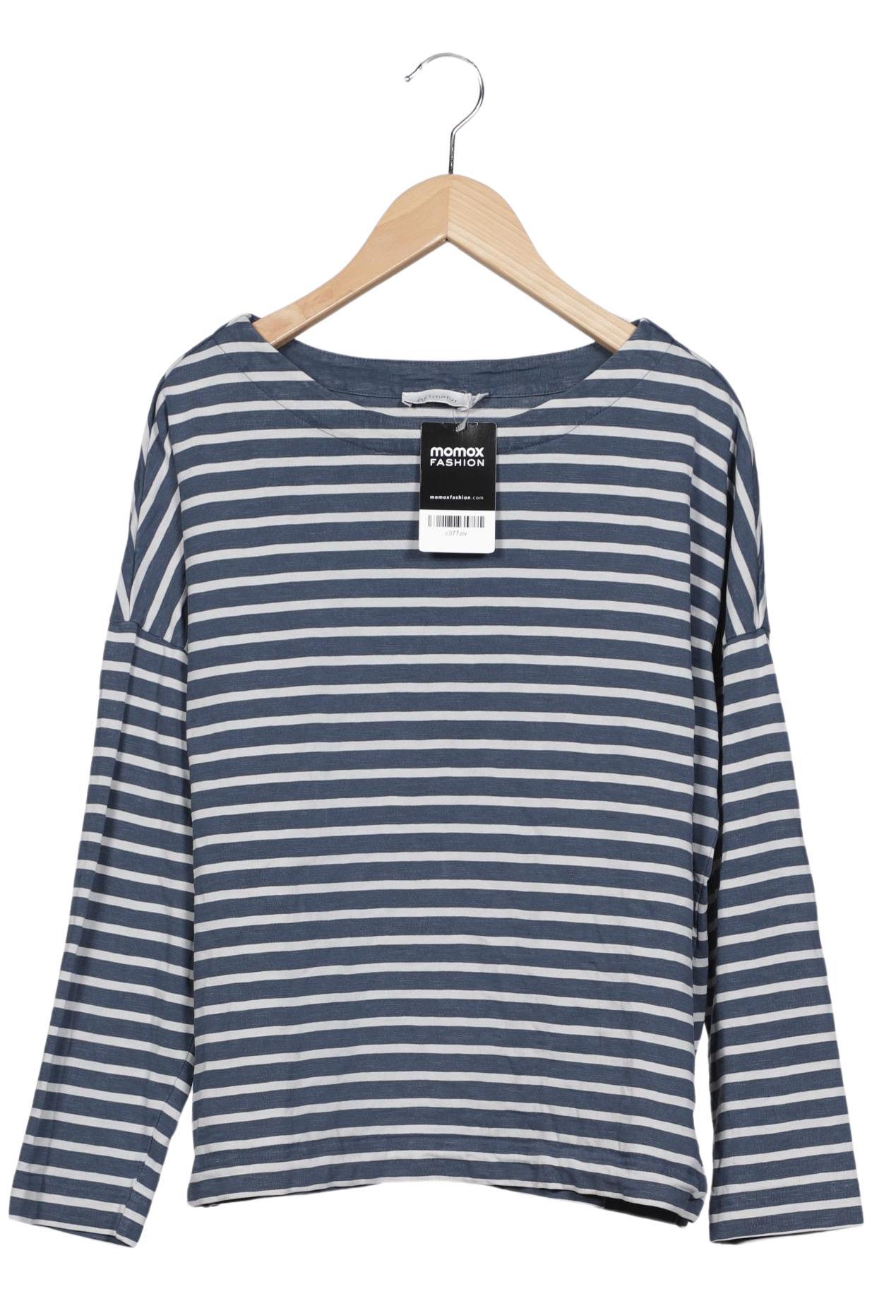 

hessnatur Damen Langarmshirt, blau, Gr. 40