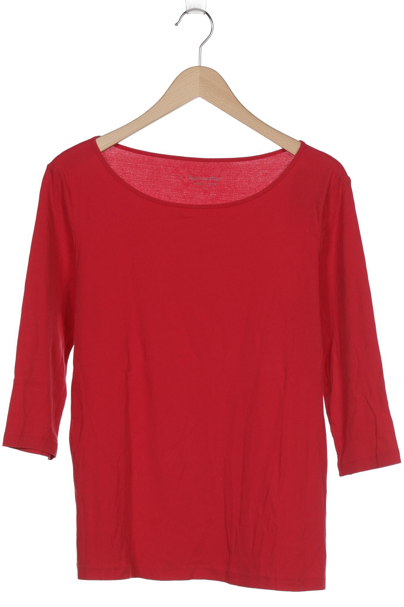 

hessnatur Damen Langarmshirt, rot, Gr. 46
