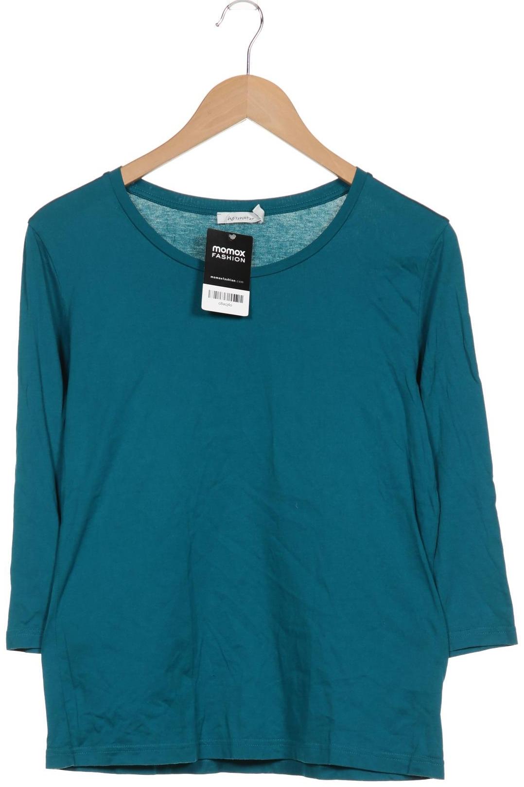 

hessnatur Damen Langarmshirt, grün, Gr. 40