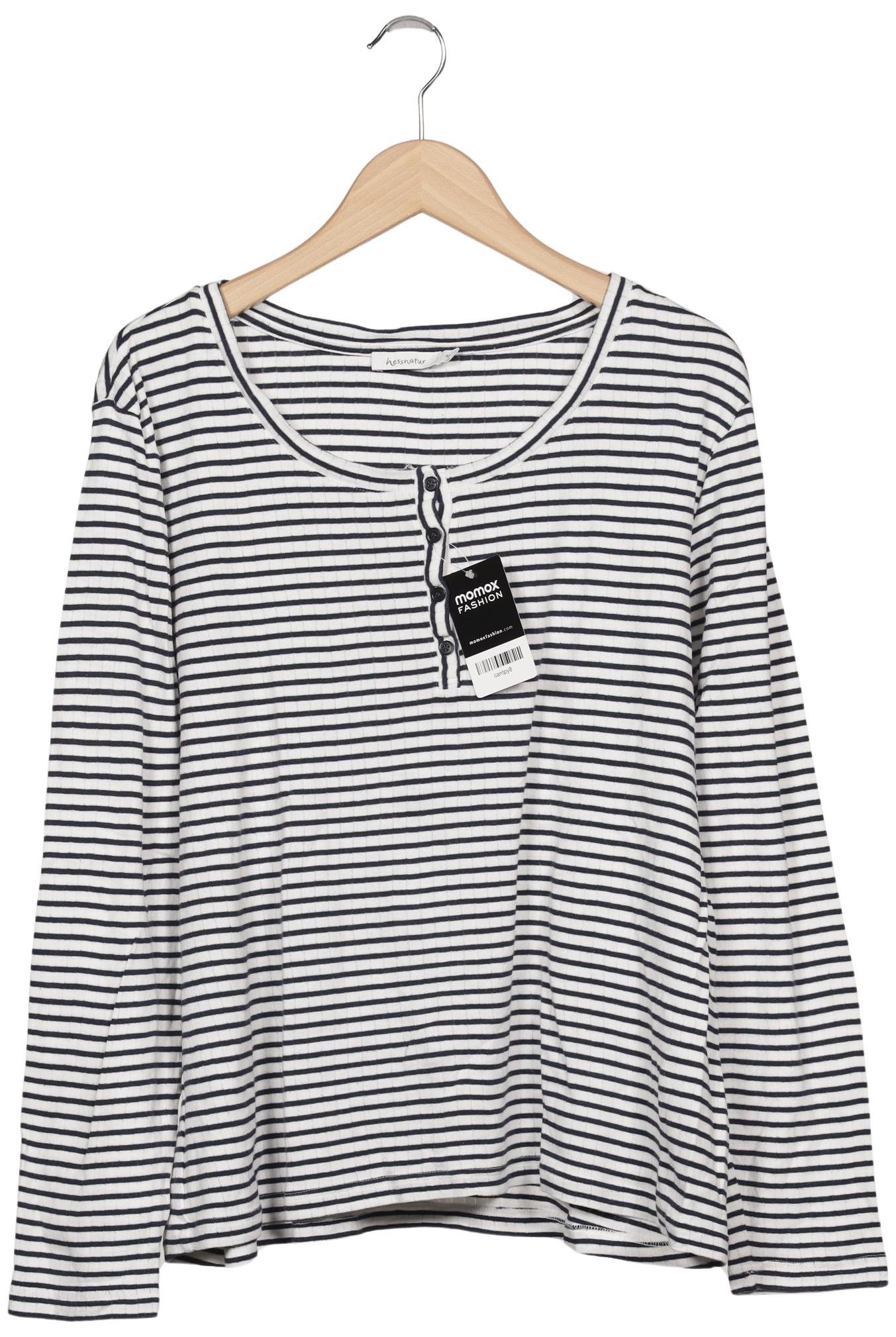 

hessnatur Damen Langarmshirt, mehrfarbig, Gr. 48