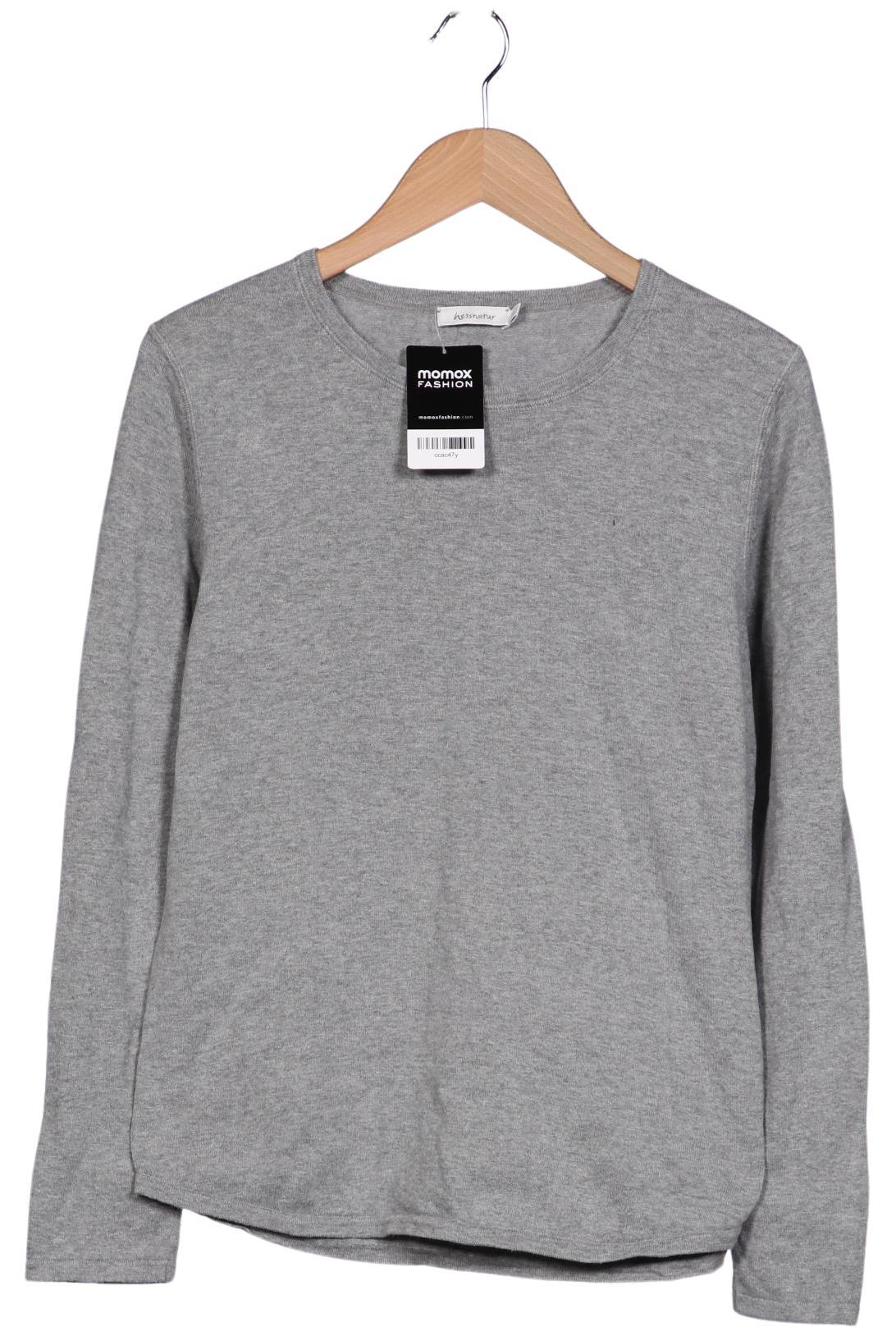 

hessnatur Damen Langarmshirt, grau, Gr. 40