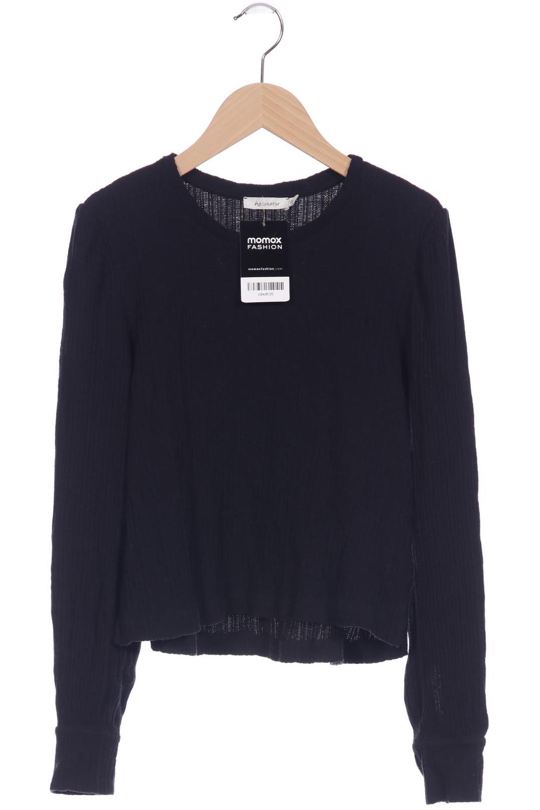 

hessnatur Damen Langarmshirt, schwarz, Gr. 36