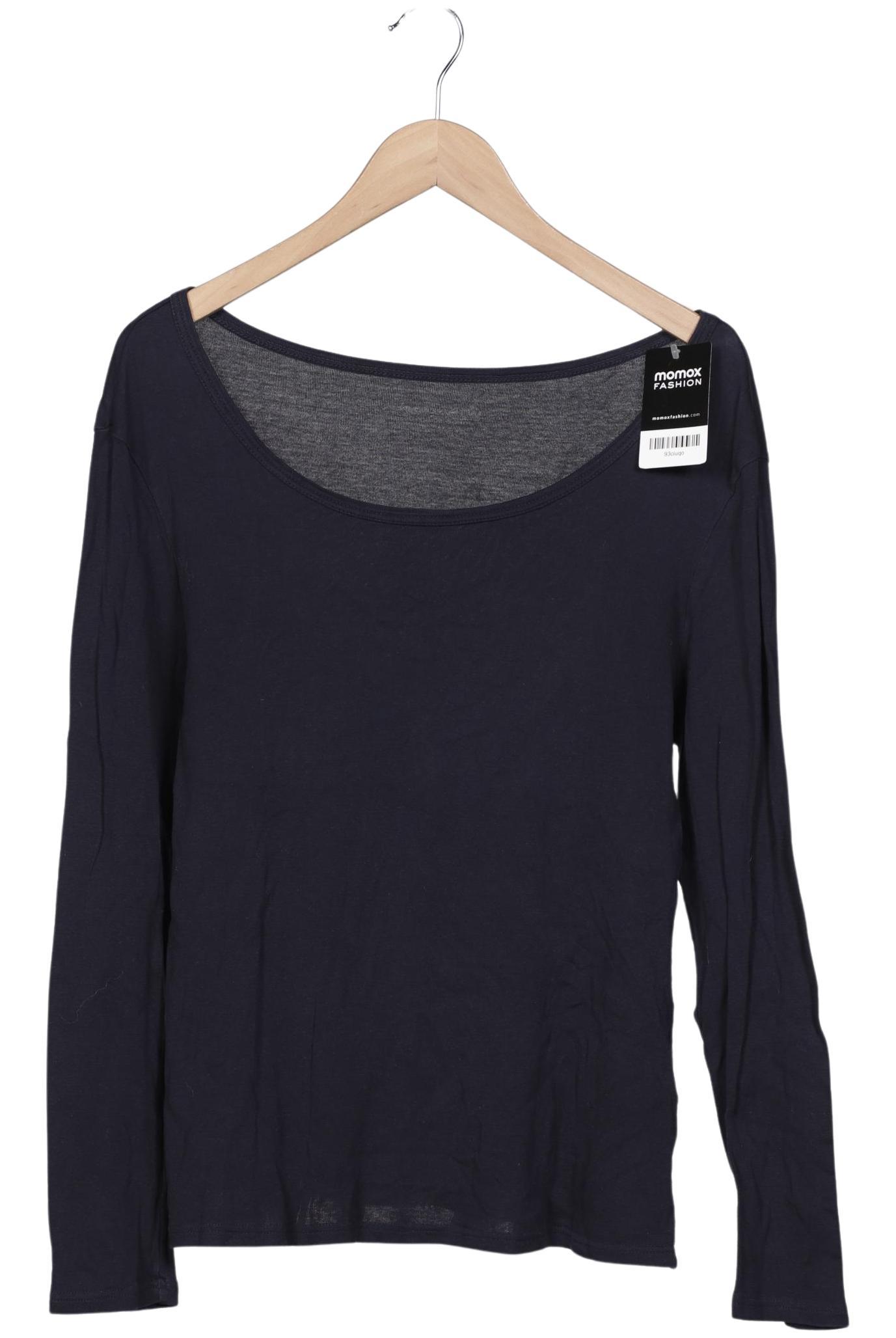 

hessnatur Damen Langarmshirt, marineblau, Gr. 46