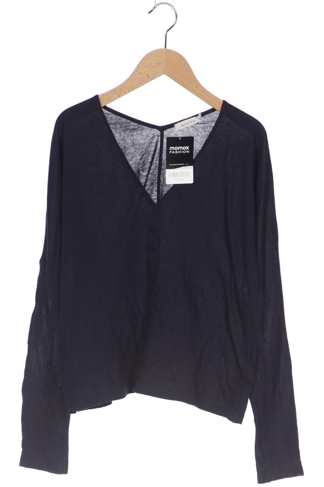 

hessnatur Damen Langarmshirt, marineblau, Gr. 36