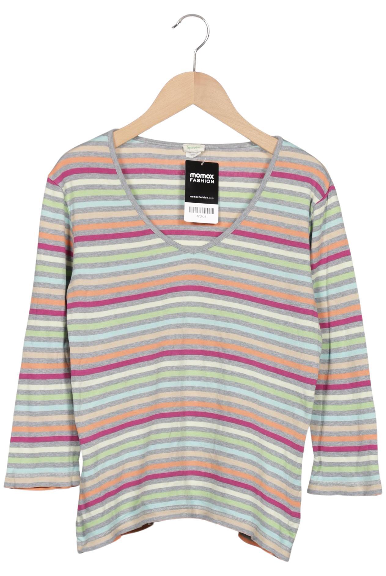 

hessnatur Damen Langarmshirt, mehrfarbig, Gr. 36