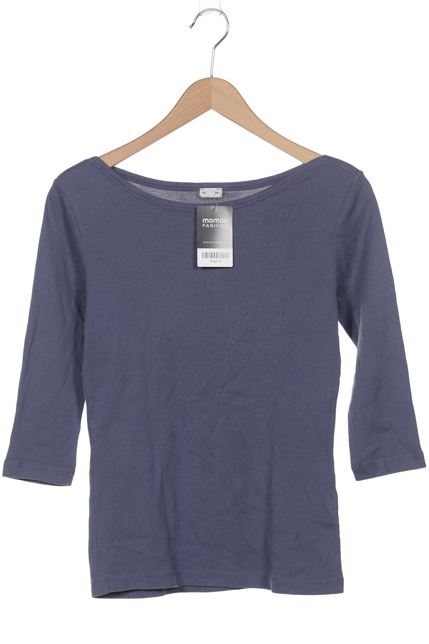 

hessnatur Damen Langarmshirt, blau, Gr. 36