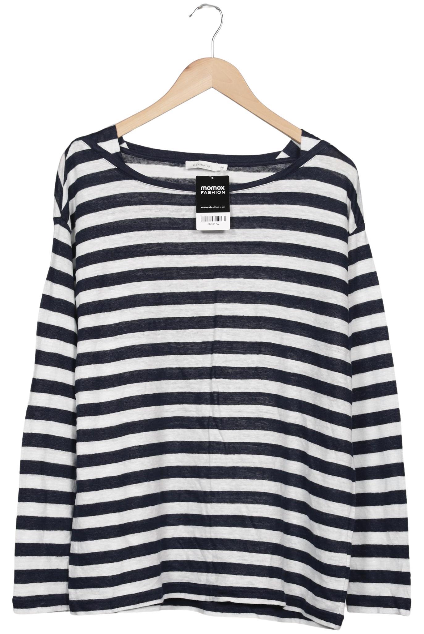 

hessnatur Damen Langarmshirt, marineblau, Gr. 48