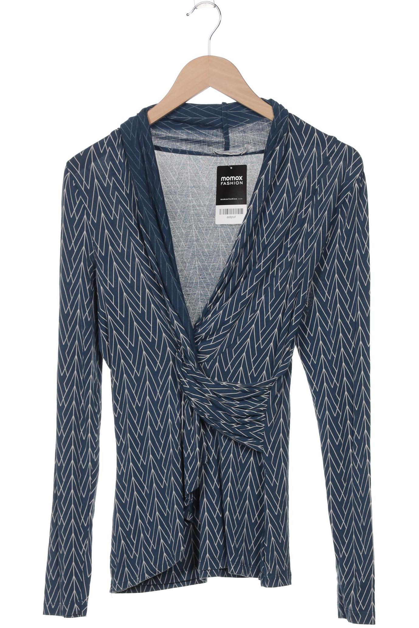 

hessnatur Damen Langarmshirt, marineblau, Gr. 38