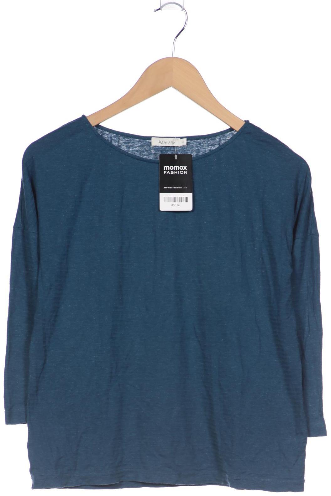

hessnatur Damen Langarmshirt, türkis